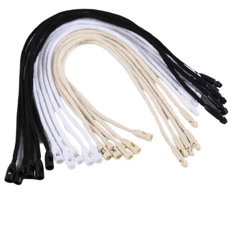 Hanging Grain Spot Clothing Tag Rope Clothing Accessories Hanging Rope Bullet Polyester Rope Double Plug Cotton Rope